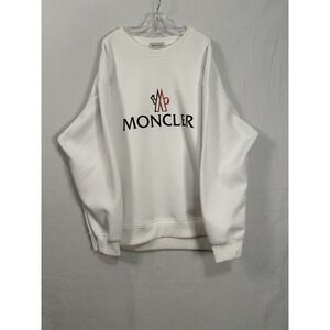 Moncler White Crewneck Size is Measured Size XL #1505